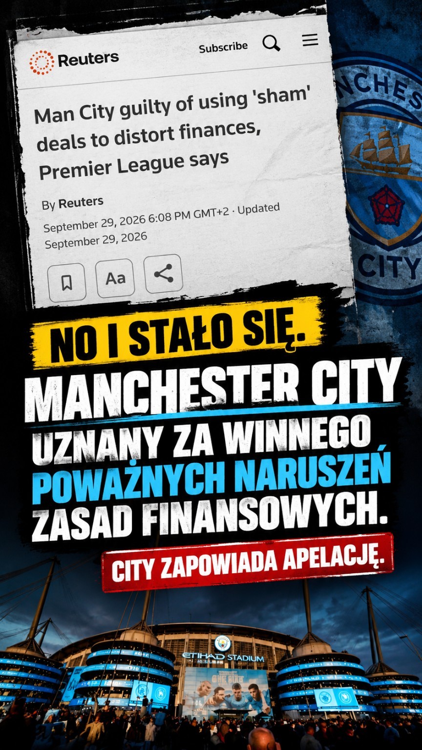 Reuters-Bericht vom 29. September 2026 über die Feststellungen der Premier League.