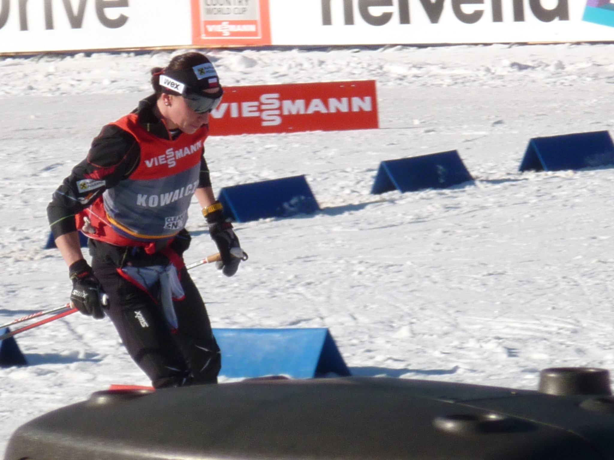 Justyna Kowalczyk beim Weltcup in Jakuszyce