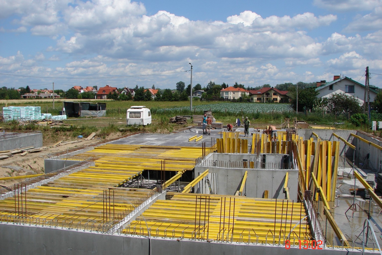 Archivfoto von einer Baustelle aus der Zeit meiner Baufirma
